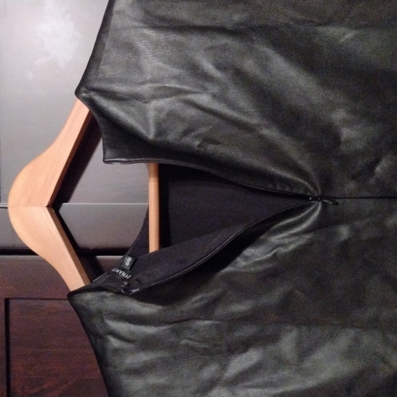 Dynamite Black Leather Tank Top - Picture 2 of 2